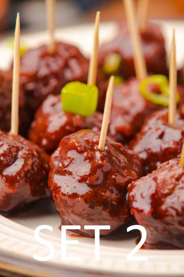Slow Cooker Festive meatballs with Raspberry Chili Sauce [Set 2] - Image 42