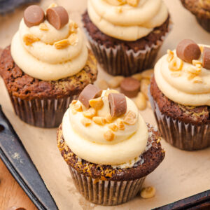 Chocolate Peanut Butter Cup Muffins [Set 2]