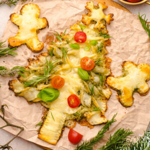 Pesto & Cheese Puff Pastry Christmas Tree