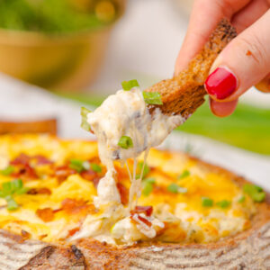 Hot Bacon Cheddar Ranch Dip