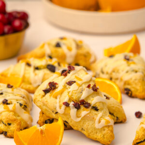 Orange Cranberries Scones [Set 1]