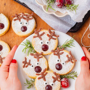 Rudolph Linzer Cookies [Set 2]
