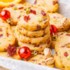 Cranberry Pistachio Shortbread Cookies [Set 1]